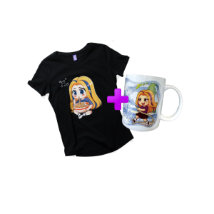 Poklon set – Ženska majica + šolja